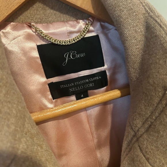 J.Crew Italian Stadium Cloth Wool Coat by Nello Gori – Size 4 - Picture 4 of 9